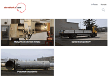 Tablet Screenshot of obrabiarka.com